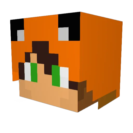 latifik2 Minecraft avatar head, 3D render
