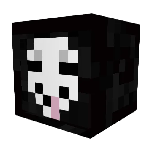 latinasarehot Minecraft avatar head, 3D render