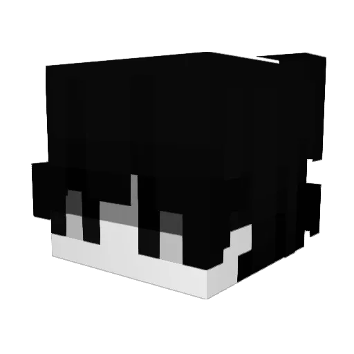 latyr Minecraft avatar head, 3D render