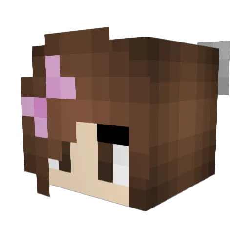 lau1208 Minecraft avatar head, 3D render