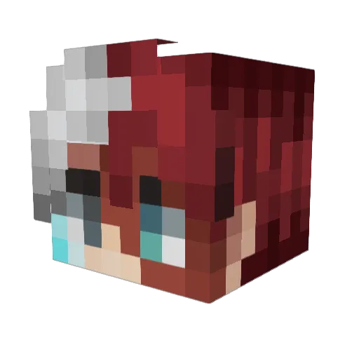 lau604 Minecraft avatar head, 3D render