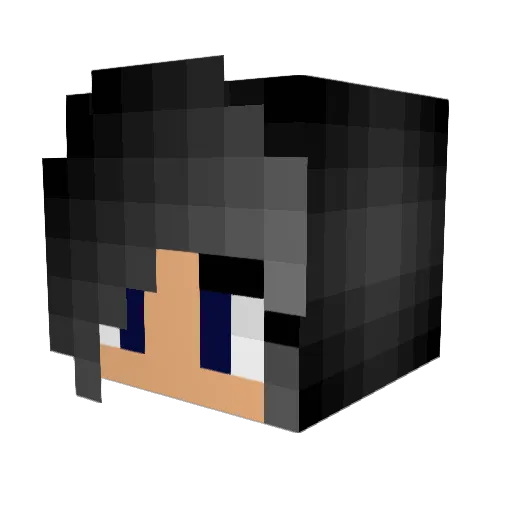 laucuxx Minecraft avatar head, 3D render