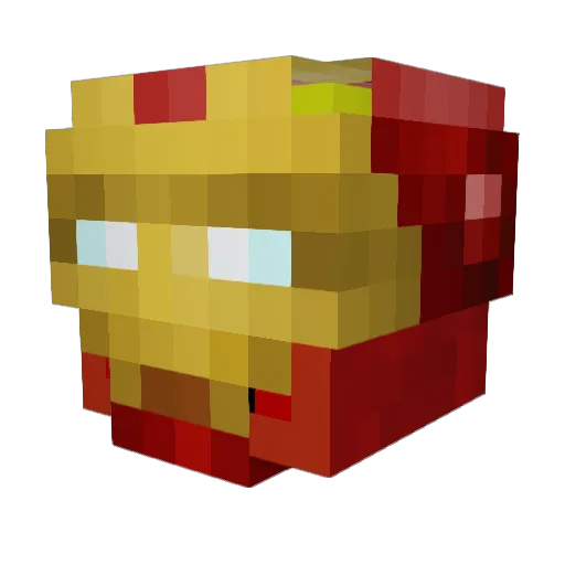 laughmac Minecraft avatar head, 3D render