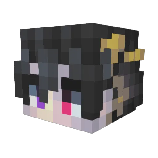 lauissss Minecraft avatar head, 3D render