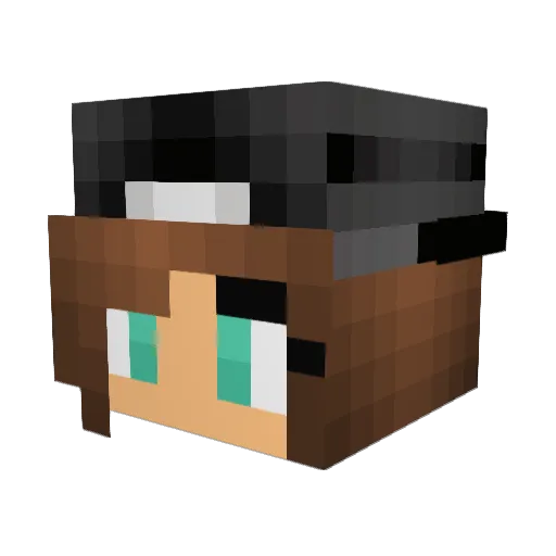 laulau29 Minecraft avatar head, 3D render