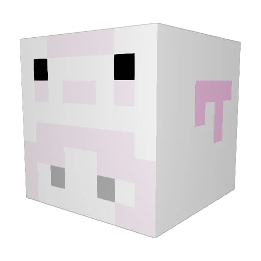 laulhan Minecraft avatar head, 3D render