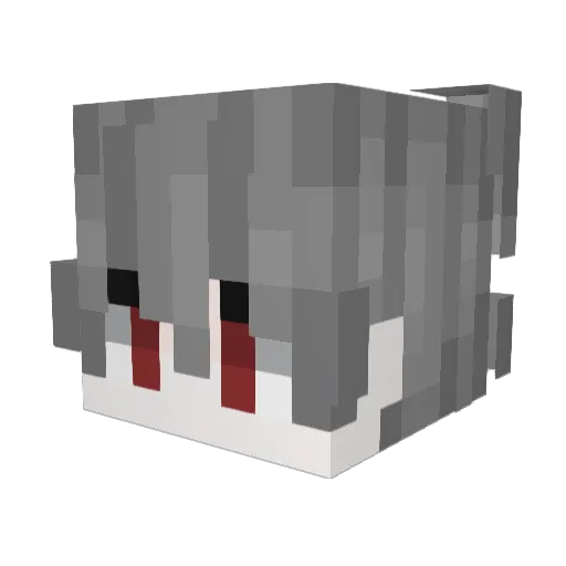 laulover Minecraft avatar head, 3D render