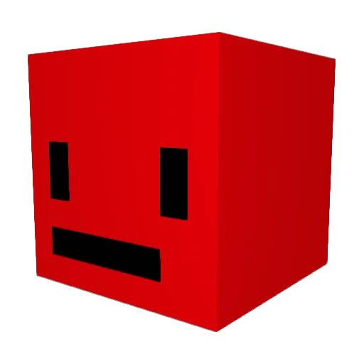 launchnukes Minecraft avatar head, 3D render