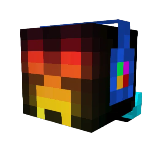 laupro1611 Minecraft avatar head, 3D render