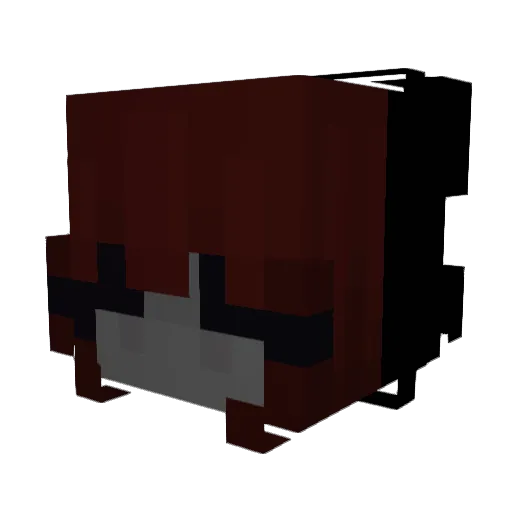lauqh Minecraft avatar head, 3D render
