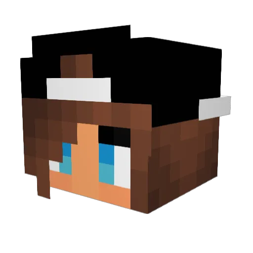lauramarie17 Minecraft avatar head, 3D render