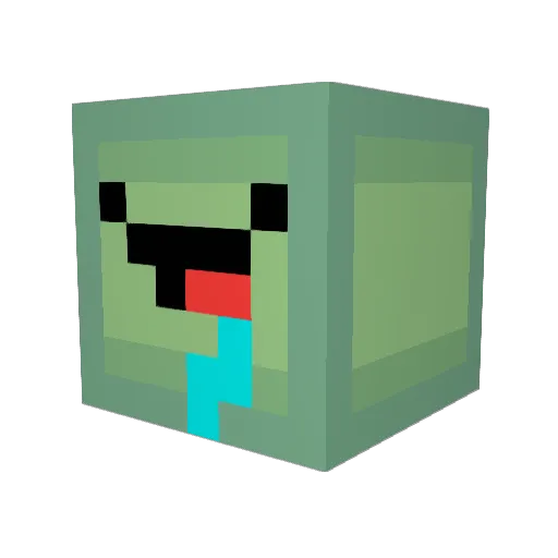 laurazyn Minecraft avatar head, 3D render