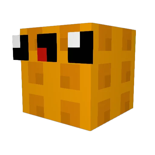 laurdi Minecraft avatar head, 3D render