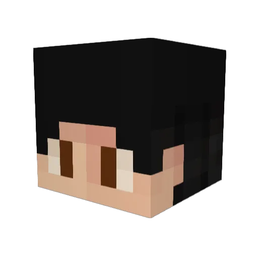 laurellassi Minecraft avatar head, 3D render