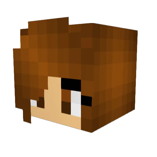 laureluwuu Minecraft avatar head, 3D render