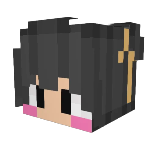 lauren2pro Minecraft avatar head, 3D render