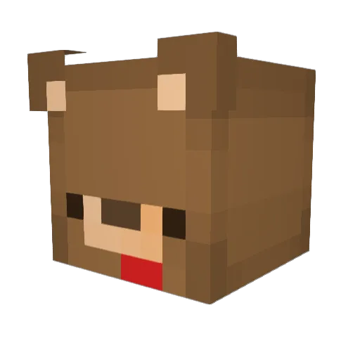 lauren6516 Minecraft avatar head, 3D render