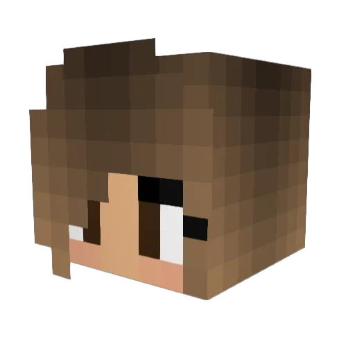 laurenbrooke99 Minecraft avatar head, 3D render