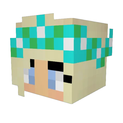laurenc321 Minecraft avatar head, 3D render