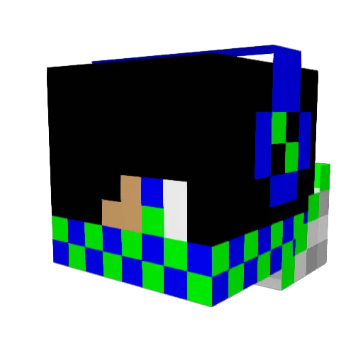 laurencius02 Minecraft avatar head, 3D render