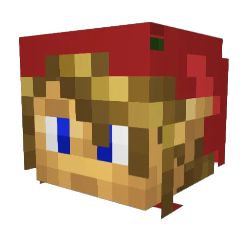 laurens288 Minecraft avatar head, 3D render