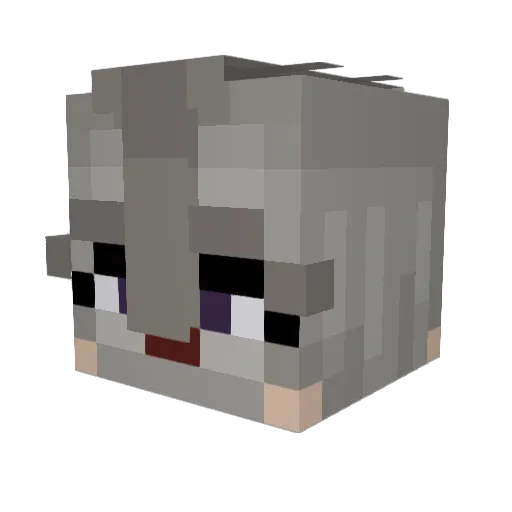 laurens_a Minecraft avatar head, 3D render