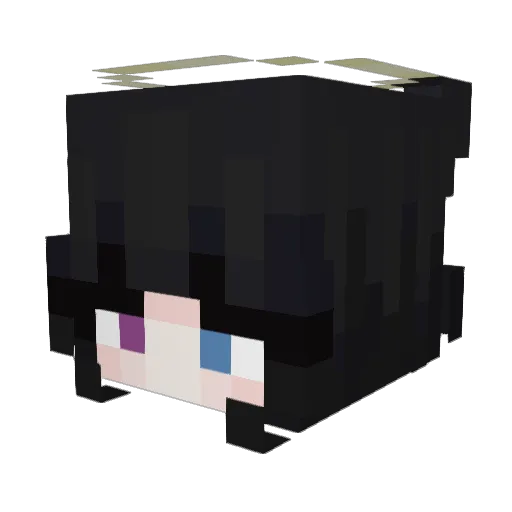 laurenthelily Minecraft avatar head, 3D render