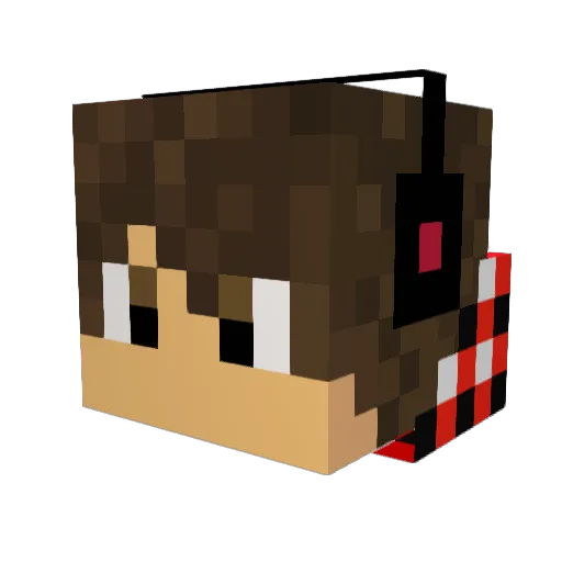 laures22 Minecraft avatar head, 3D render