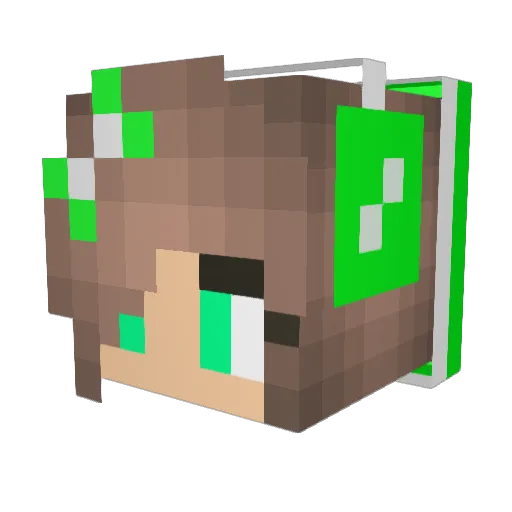 laurita2015 Minecraft avatar head, 3D render