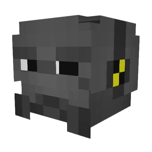 lauritswulffholm Minecraft avatar head, 3D render