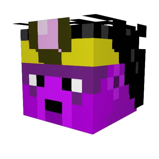 laurivil Minecraft avatar head, 3D render