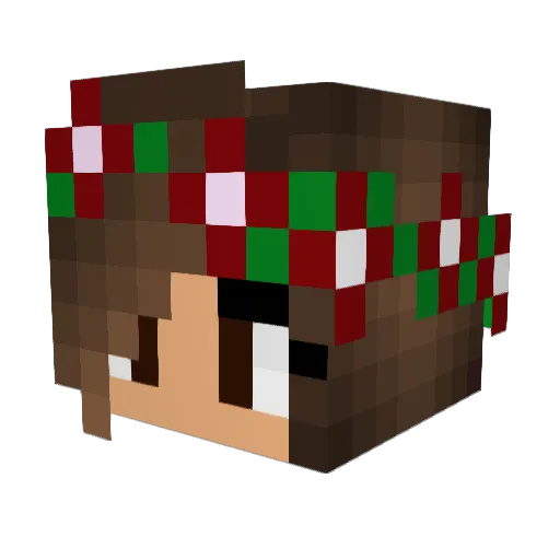 laurjah Minecraft avatar head, 3D render