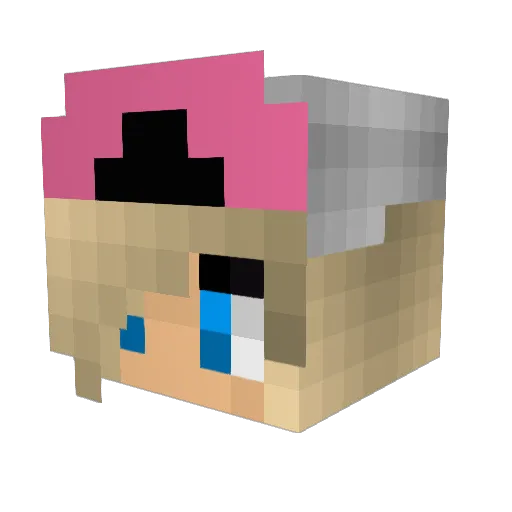 laurman2000 Minecraft avatar head, 3D render