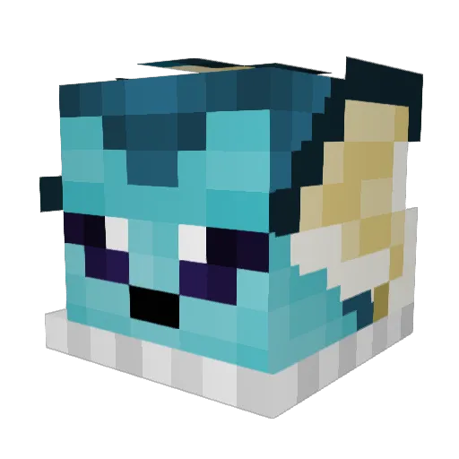 laurynas01 Minecraft avatar head, 3D render