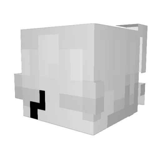 lautipro2023 Minecraft avatar head, 3D render