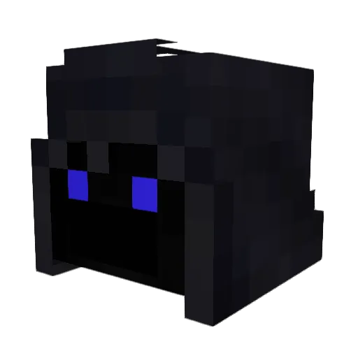 lautrim Minecraft avatar head, 3D render