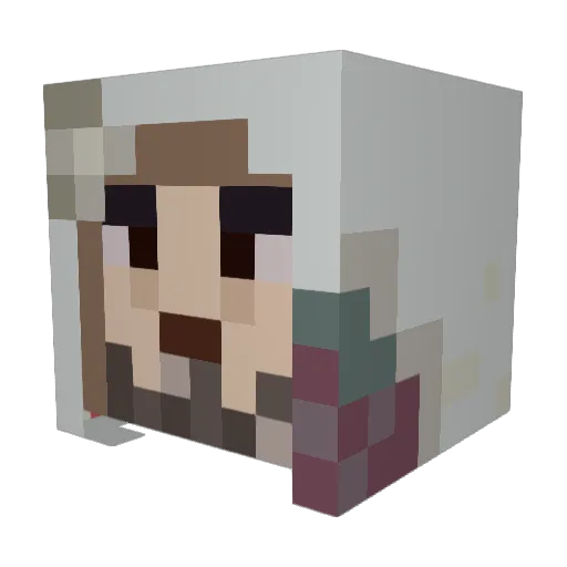 lauuu63 Minecraft avatar head, 3D render