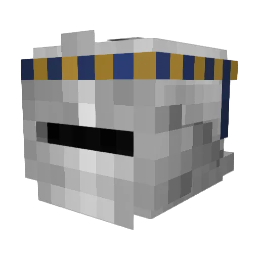 lauw2004 Minecraft avatar head, 3D render