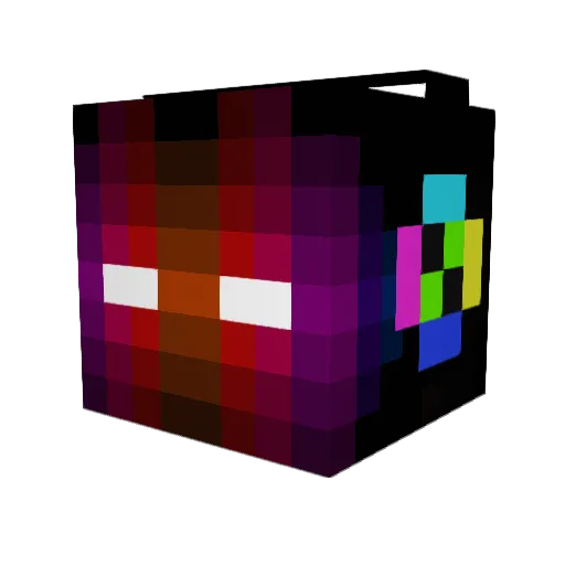 lauwerbes Minecraft avatar head, 3D render