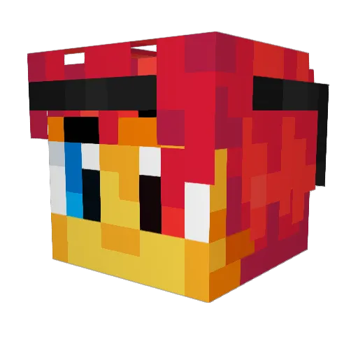 lav_art Minecraft avatar head, 3D render