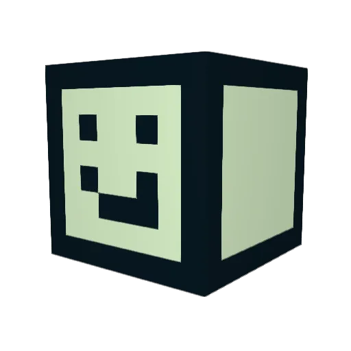 lava80_ Minecraft avatar head, 3D render