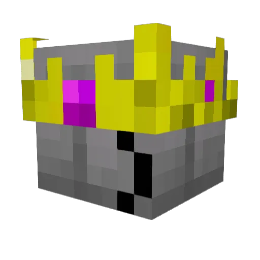 lavaaime Minecraft avatar head, 3D render