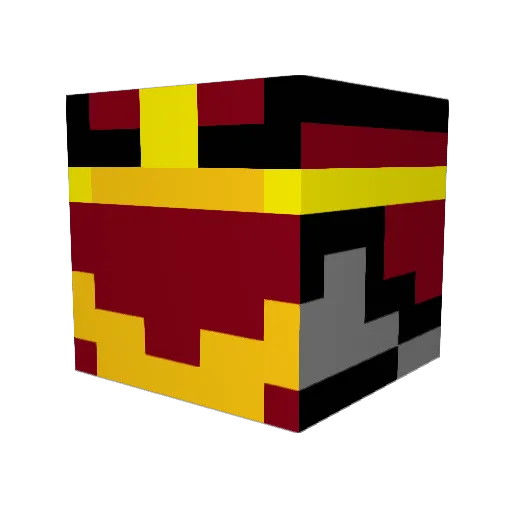 lavaflow123 Minecraft avatar head, 3D render