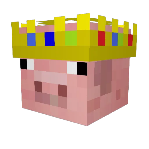 lavagoop Minecraft avatar head, 3D render