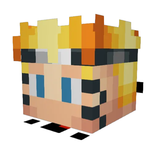 lavalover101 Minecraft avatar head, 3D render