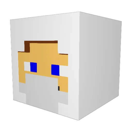 lavaman78 Minecraft avatar head, 3D render