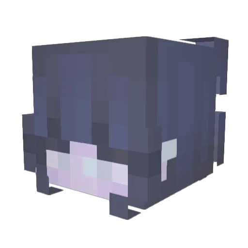 lavanderz Minecraft avatar head, 3D render