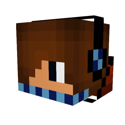 lavarock32 Minecraft avatar head, 3D render