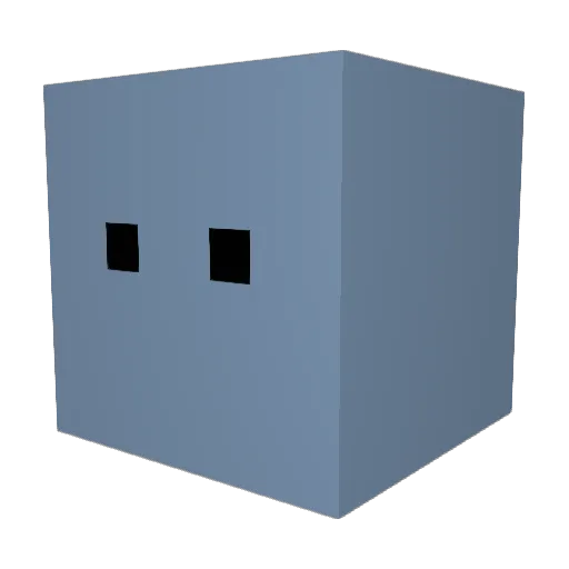 lavendrum Minecraft avatar head, 3D render