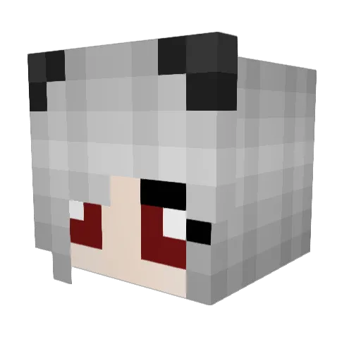 lavix777 Minecraft avatar head, 3D render
